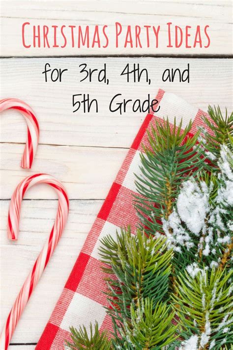 Christmas Party Ideas For 5th Graders Etsy 5th Grade Holiday Party Ideas - 5th Grade Holiday Party Ideas