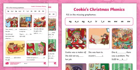 Christmas Phonics Twinkl Learning How To Read Christmas Activities For Ks1 - Christmas Activities For Ks1