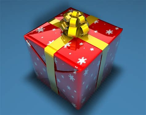 christmas present 3d model free