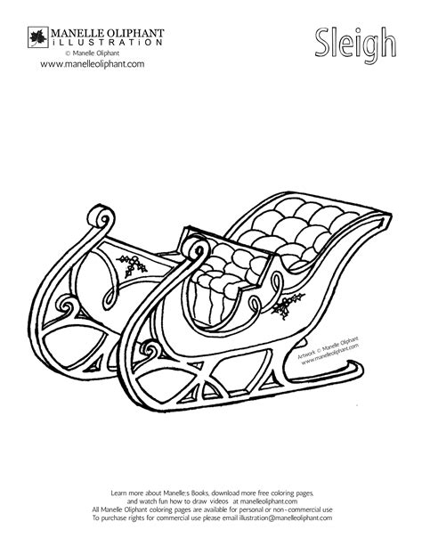 Christmas Sleigh Coloring Pages Getcolorings Com Christmas Sleigh Coloring Pages - Christmas Sleigh Coloring Pages