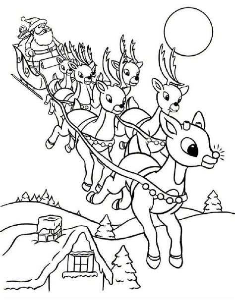 Christmas Sleigh Coloring Pages Hellokids Com Christmas Sleigh Coloring Pages - Christmas Sleigh Coloring Pages
