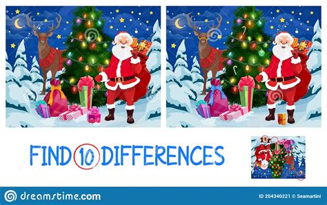 Christmas Spot The Difference Games World Of Printables Christmas Spot The Difference Printable - Christmas Spot The Difference Printable