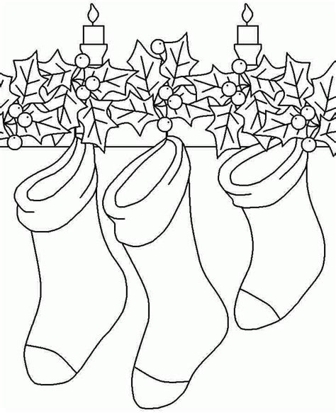 Christmas Stocking Coloring Page Coloring Home Christmas Stocking Coloring Page - Christmas Stocking Coloring Page