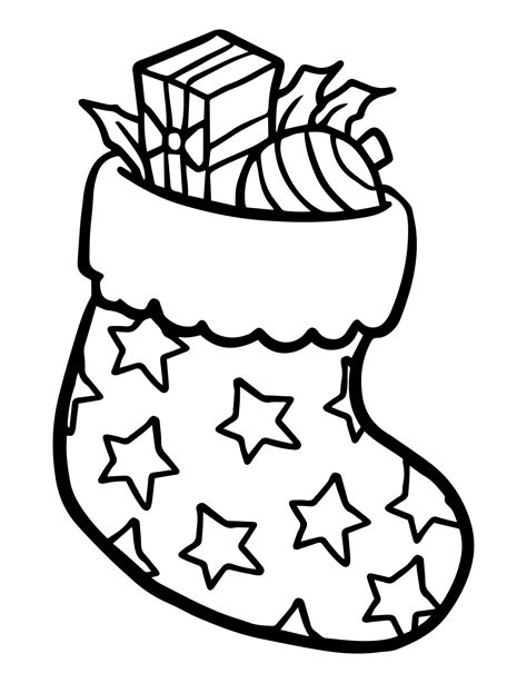 Christmas Stocking Coloring Page Free Printable Coloring Pages Coloring Pages Of Christmas Stockings - Coloring Pages Of Christmas Stockings