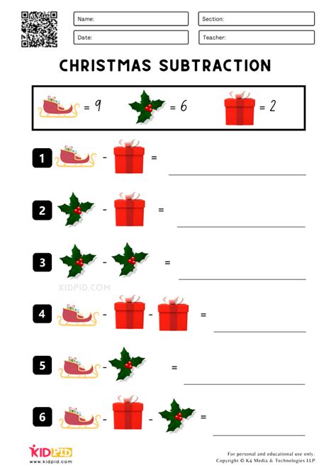 Christmas Themed Subtraction Practice Worksheets Worksheet Subtraction Easter  Preschool - Worksheet Subtraction Easter, Preschool