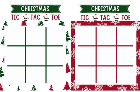 Christmas Tic Tac Toe Boards Allfreechristmascrafts Com Christmas Tic Tac Toe - Christmas Tic Tac Toe