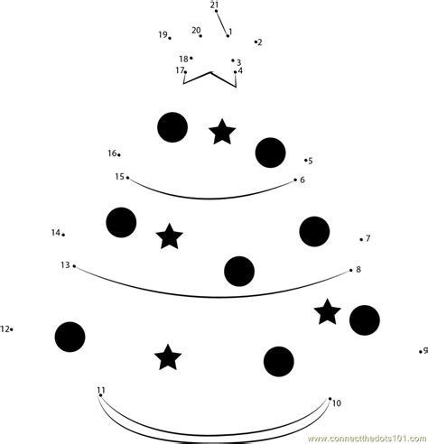 Christmas Tree Dot To Dot 1 10 Christmas Christmas Dot To Dot 1 10 - Christmas Dot To Dot 1 10