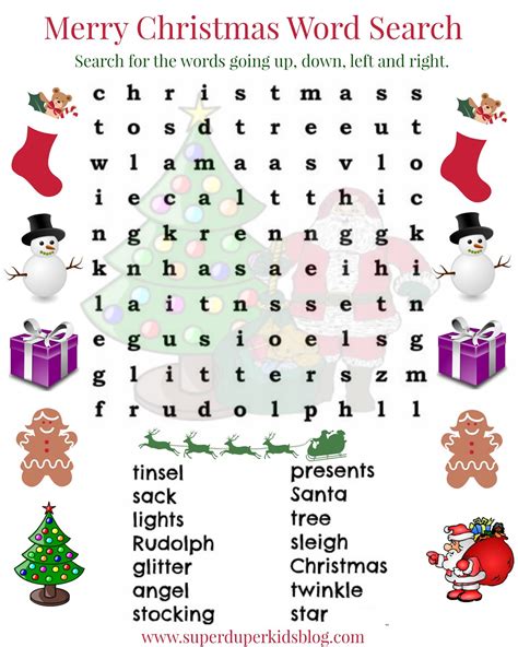 Christmas Wordsearch Teaching Resources Wordwall Christmas Word Search Ks1 - Christmas Word Search Ks1