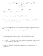 Christopher Batin Shattered Study Guide