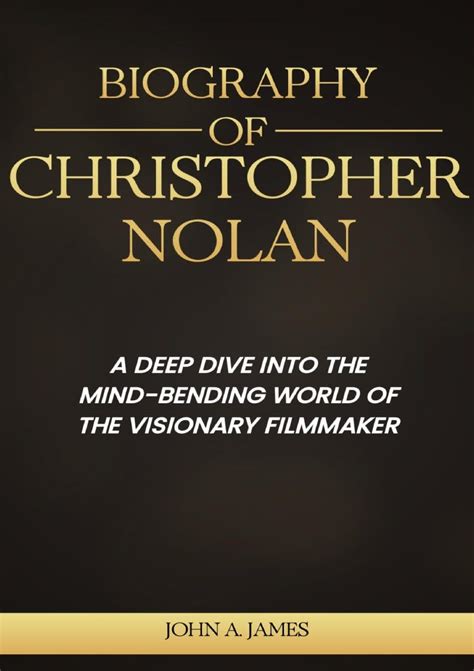 christopher nolan author biography format