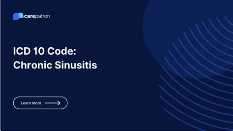 Chronic Sinusitis Icd 10