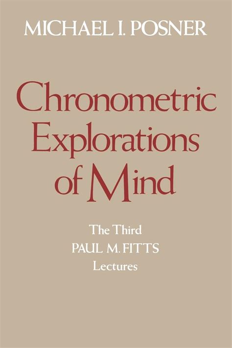 Read Online Chronometric Explorations Of Mind 