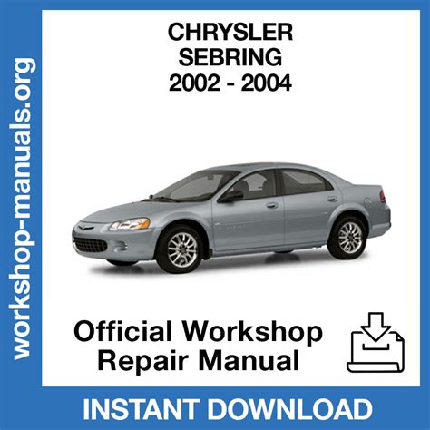 Chrysler Sebring Year 2004 Workshop Service Manual