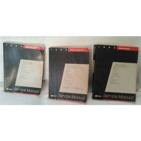 Read Chrysler 1985 Service Manuals Front Wheel Drive Includes Three Volumes Entitled Electrical Heaterair Conditioning Enginechassis Body Wiring Diagrams 