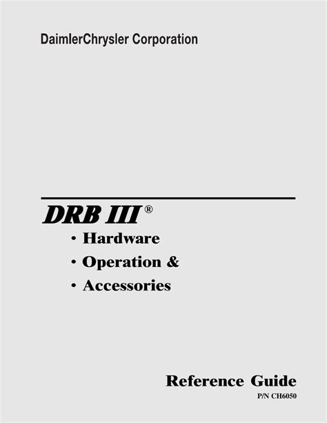 Download Chrysler Drb 3 Manual File Type Pdf 