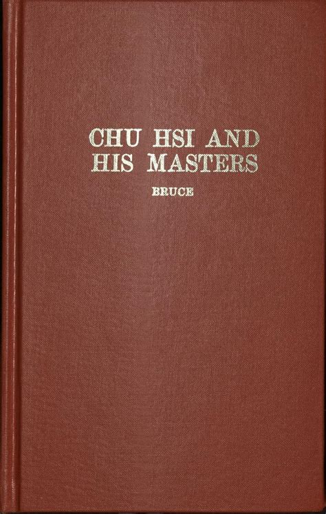 Download Chu Hsi And His Masters An Introduction To Shu Hsi And The Sung School Of Chinese Philosophy 