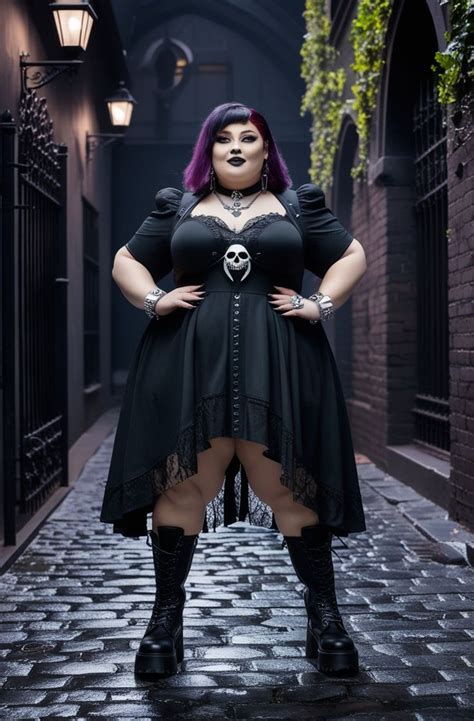 chubby goth nude