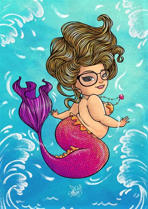 Chubby mermaid