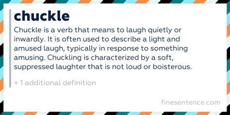 Chuckle Meaning