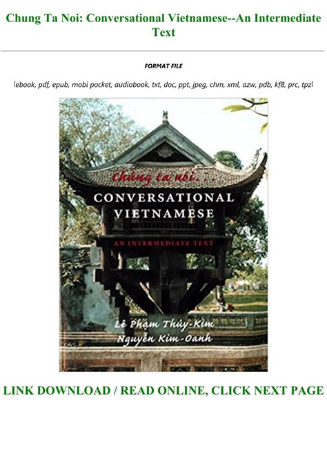 Full Download Chung Ta Noi Conversational Vietnamesean Intermediate Text 