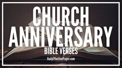 Church Anniversary Scriptures