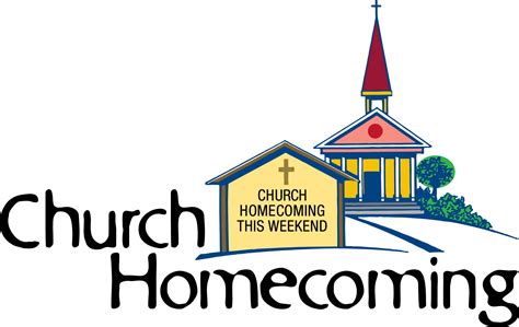 Church Homecoming Bulletin Clip Art