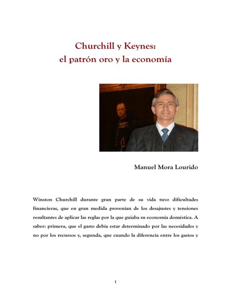 Read Churchill Y Keynes El Patr N Oro Y La Econom A 
