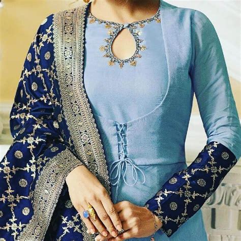 Churidar Neck Design