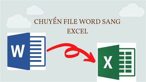 chuyển file excel sang word | 5 cch chuyn Excel sang Word n