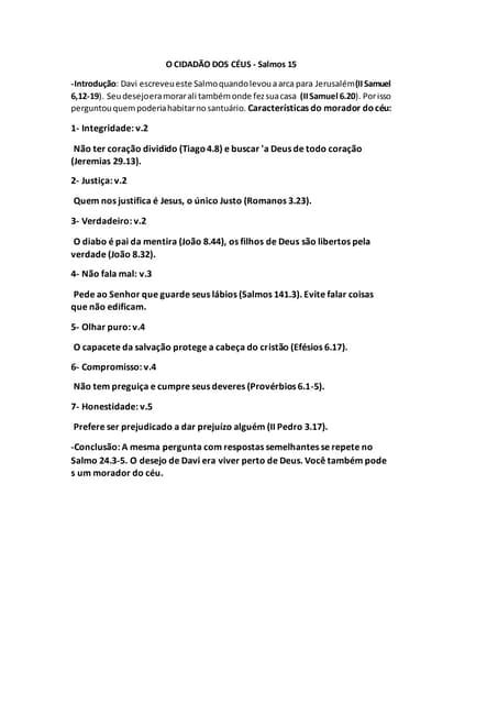 Cidadão Dos Céus
