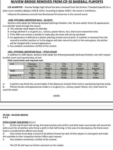 cif baseball rules 2013