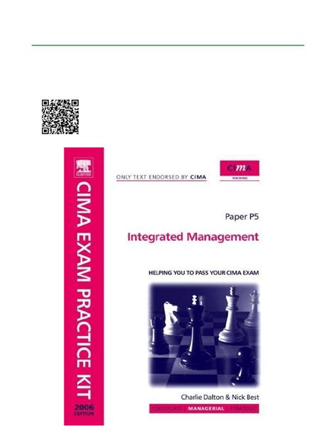 Cima Exam Practice Kit Integrated Management