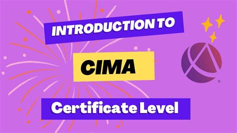 Cima Study Materials Certificate Level