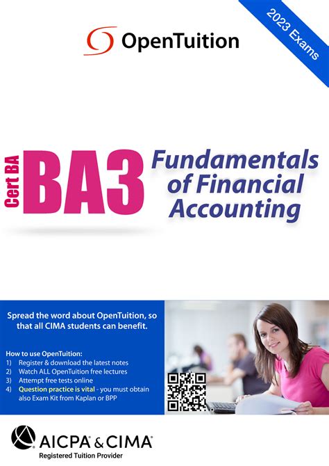 Download Cima Ba3 Fundamentals Of Financial Accounting Study Text Cima Study Texts 