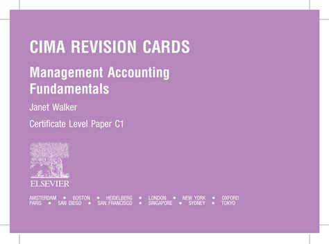 Read Cima Certificate Paper C1 Fundamentals Of Management 