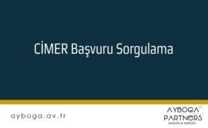 Cimer Başvuru Sorgulama