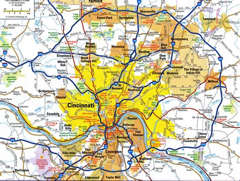 cincinnati ohio map