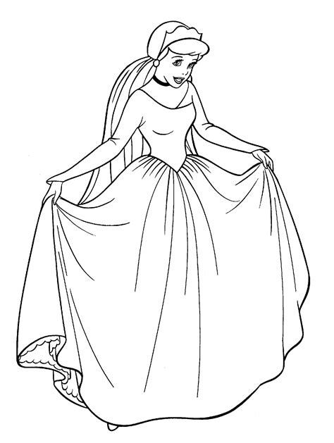 cinderella coloring