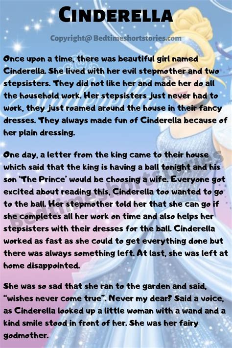 Read Online Cinderella Summary In Afrikaans 