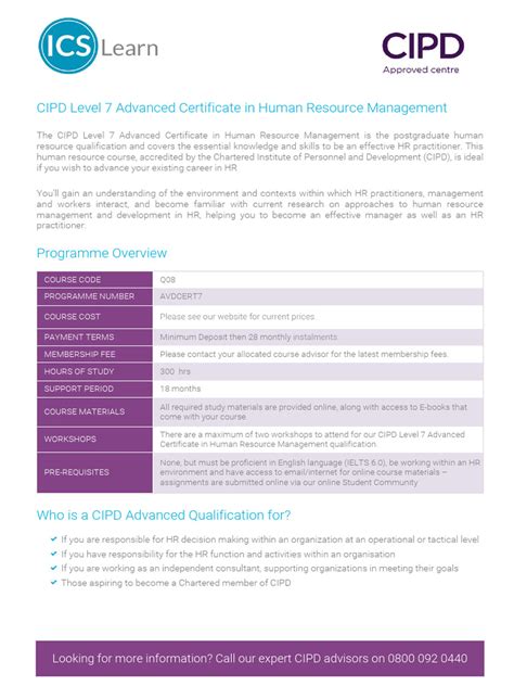 Cipd Advanced Human Resources Management