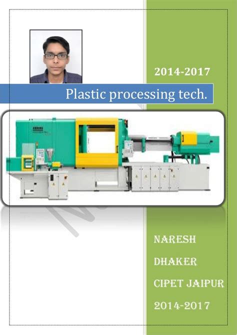 Download Cipet Manual Of Plastics Processing Vegrus 