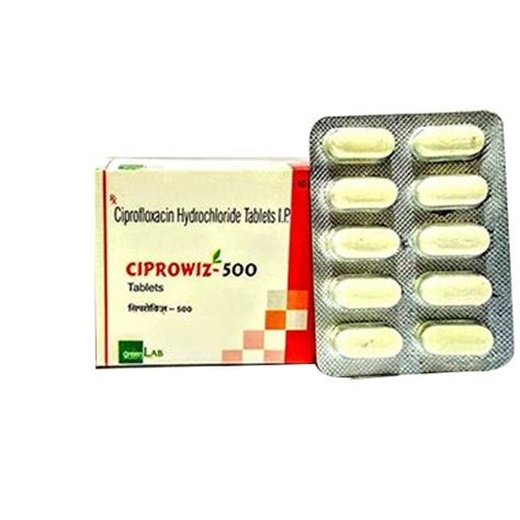 ciprofloxacin hcl 500 mg