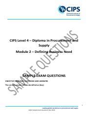 Read Online Cips Past Papers Level 4 