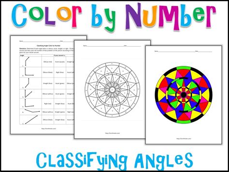 Circle Angles Color By Number Teaching Resources Tpt Circle Color By Number - Circle Color By Number