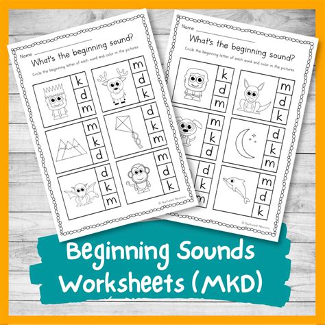 Circle The Beginning Sounds Worksheets Mkd Phonics Nurtured D Sound Words With Pictures - D Sound Words With Pictures