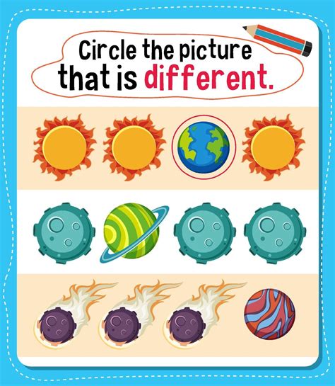 Circle The Picture That Is Different Worksheet Preschool Circle Worksheet Preschool - Circle+worksheet+preschool