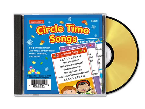 Circle Time Songs Cd At Lakeshore Learning Learning Cd For Kindergarten - Learning Cd For Kindergarten