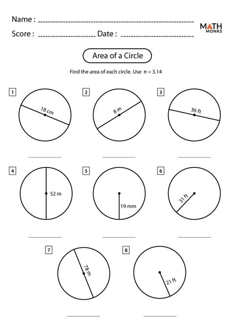 Circle Worksheets Math Worksheets Parts Of Circles Worksheet - Parts Of Circles Worksheet