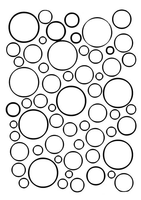 Circles Coloring Page Page Of Circles Printable - Page Of Circles Printable