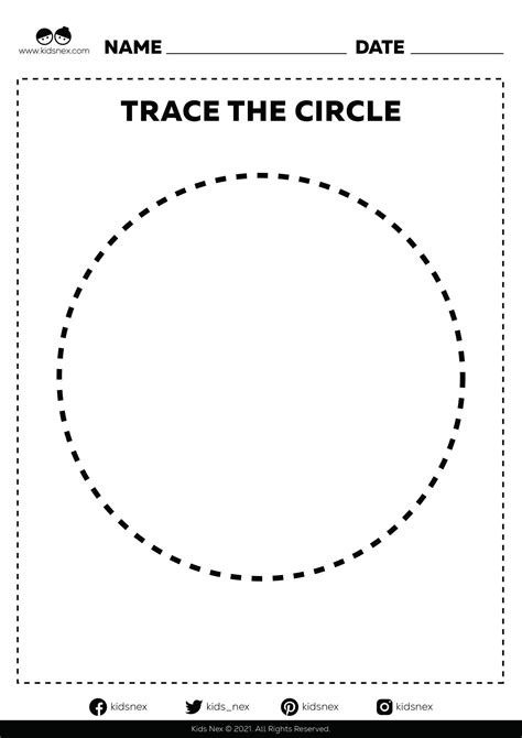 Circles Kidzone Circle Worksheet Preschool  - Circle Worksheet Preschool;